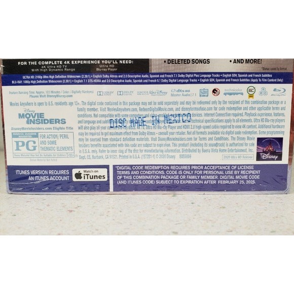 Frozen 2 II 4K UHD + Blu-ray Disc + Digital + Slip Cover Target Exclusive - Picture 8 of 15